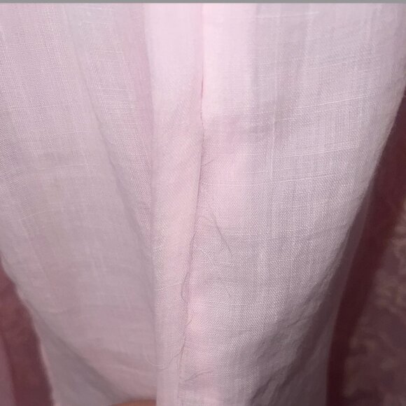 NWT J.Crew Embroidered Midi Slip Dress in Ramie Pink - Picture 6 of 11